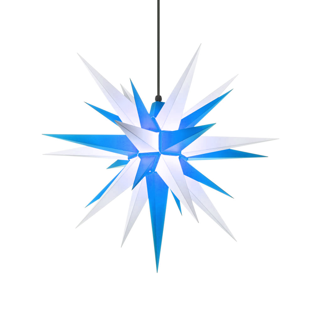 blau/weiß